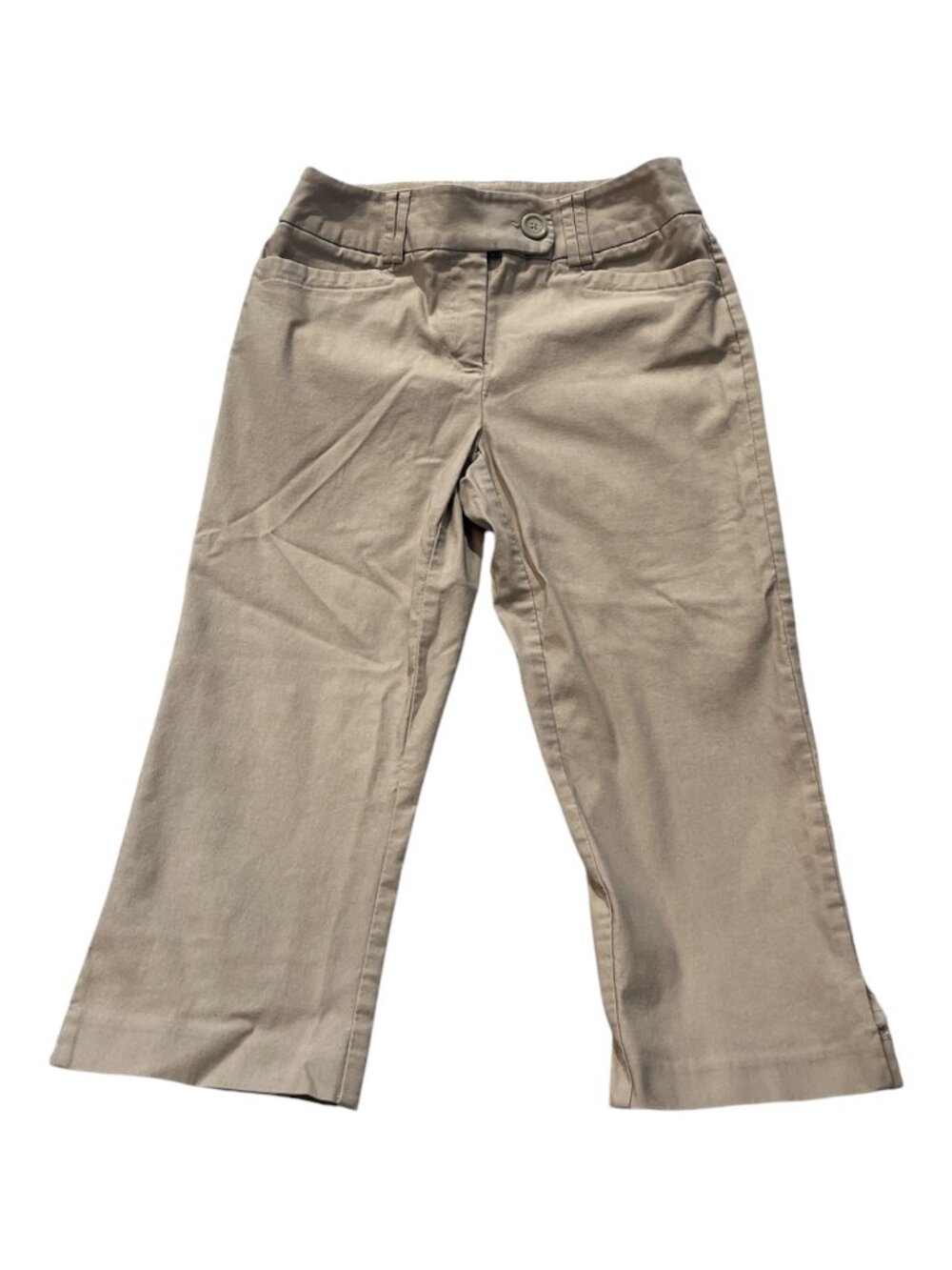 REITMANS Crop Pants Beige Stretchy Size 7 Cotton